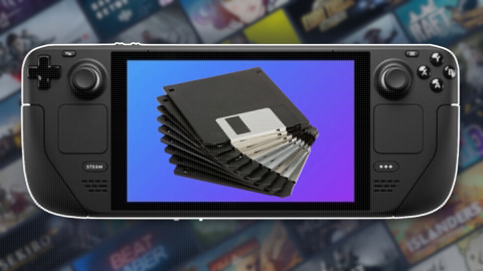 Floppy disks and the Steam Deck aren't the combo I was expecting in 2026