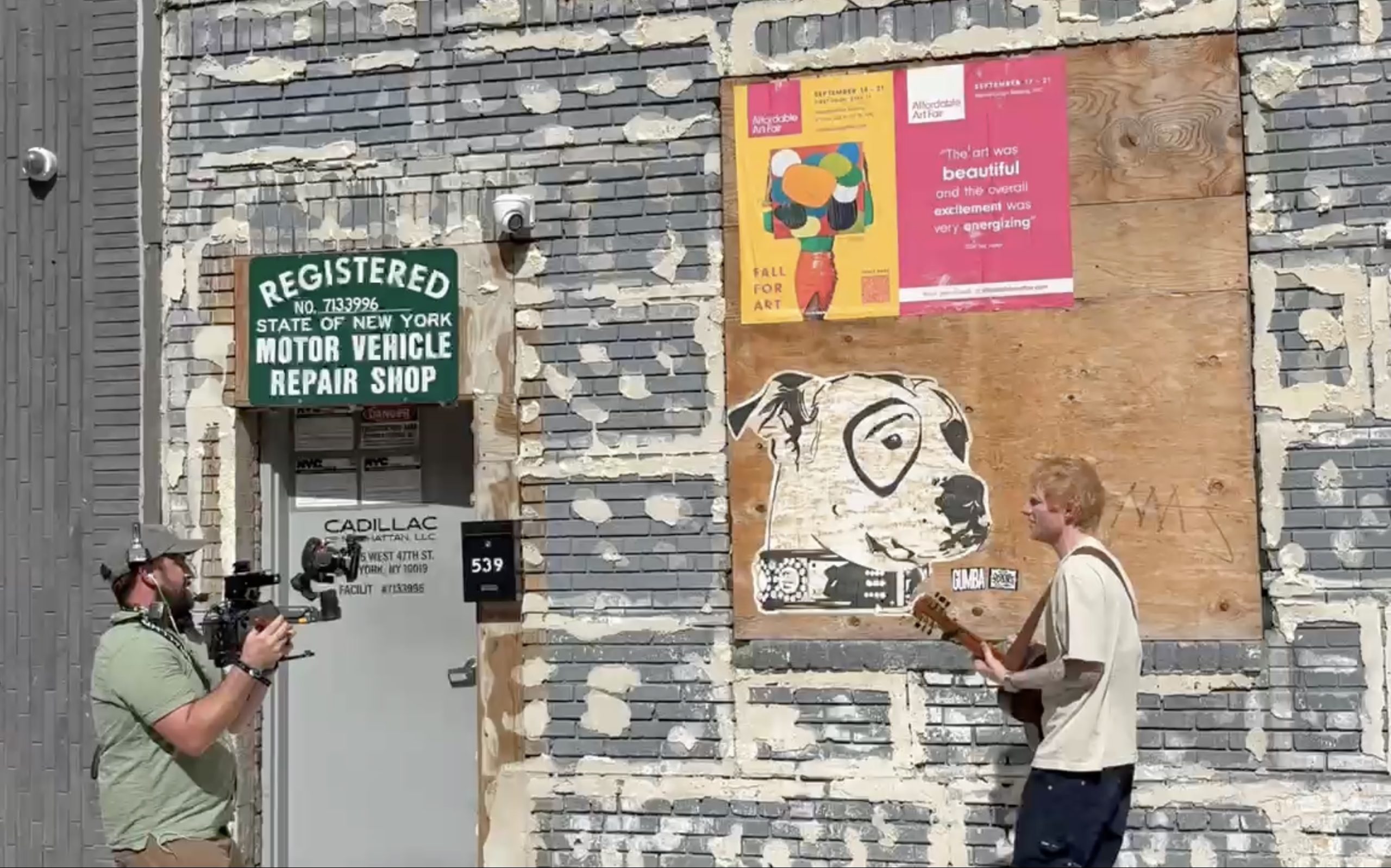 Comment on The Perfect Location — Ed Sheeran Strums, Sings and High-Fives on W47th Street by aednyc