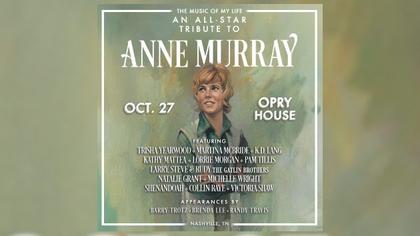 Trisha Yearwood, Martina McBride & more to lead An All-Star Tribute to Anne Murray