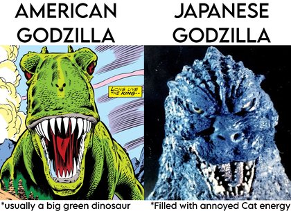 Godzilla - American Godzilla vs Japanese Godzilla