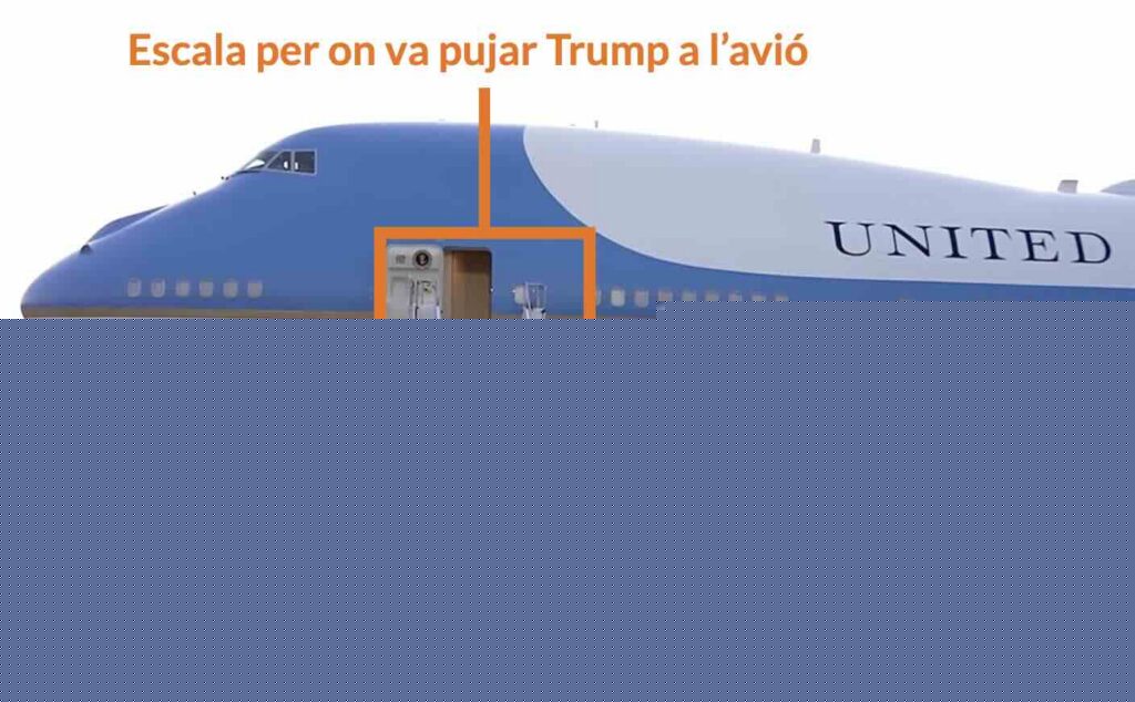 Trump va fugir de Turquia amb un avió camuflat, per por d’un atac de l’Iran contra l’Air Force One