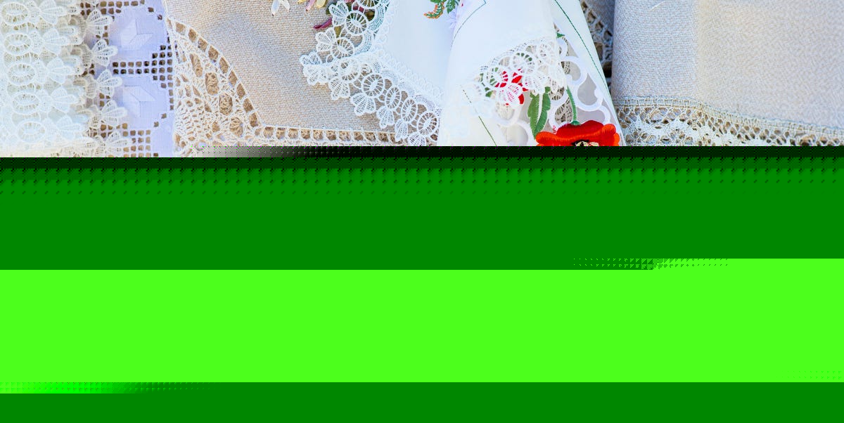 Embroidered tops are everywhere this summer – transform a vintage tablecloth into one