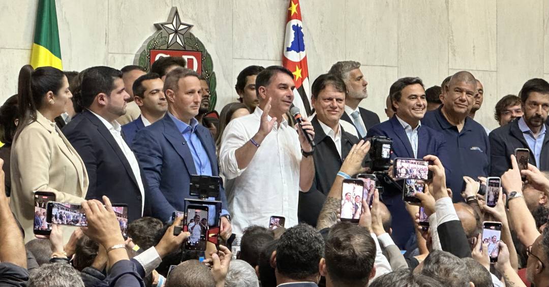 União-PP em São Paulo oficializa apoio a Flávio com apelo por direita unida