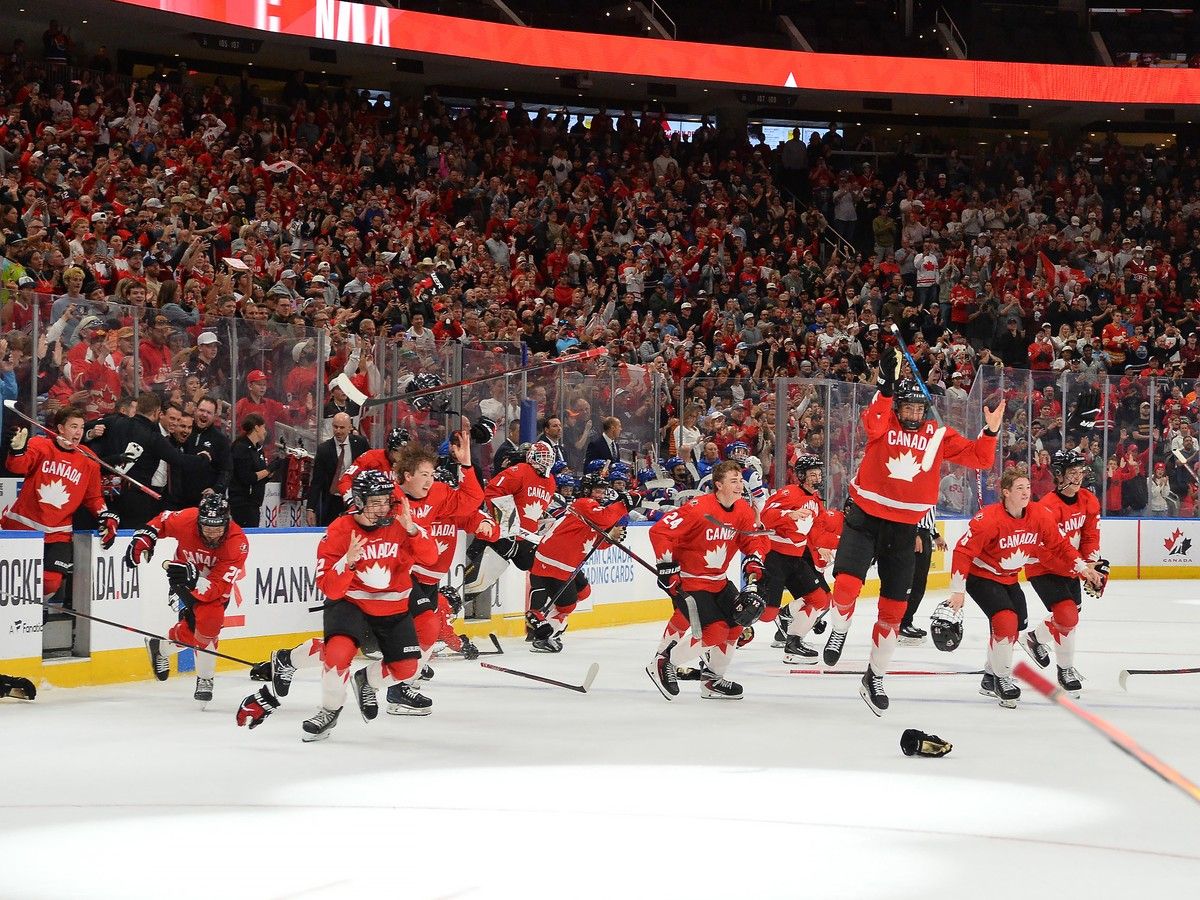 Men vs. boys: Canada steamrolls USA in Hlinka Gretzky Cup final