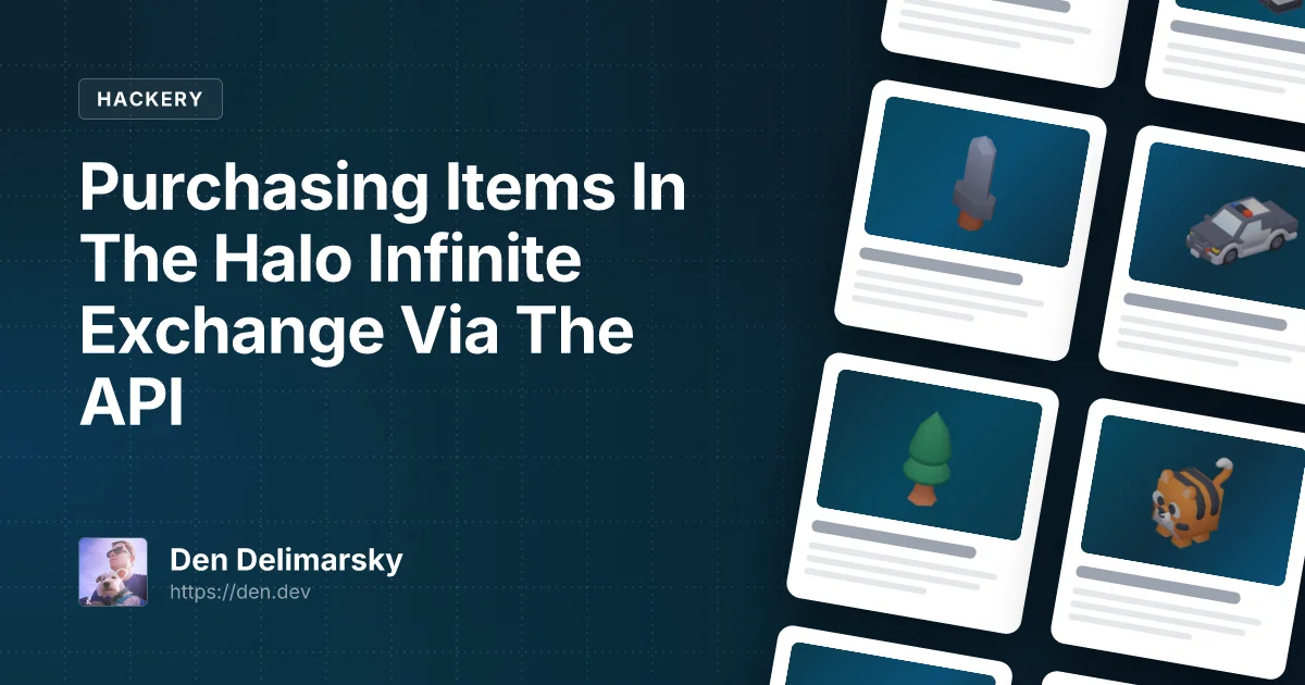 Purchasing Items In The Halo Infinite Exchange Via The API