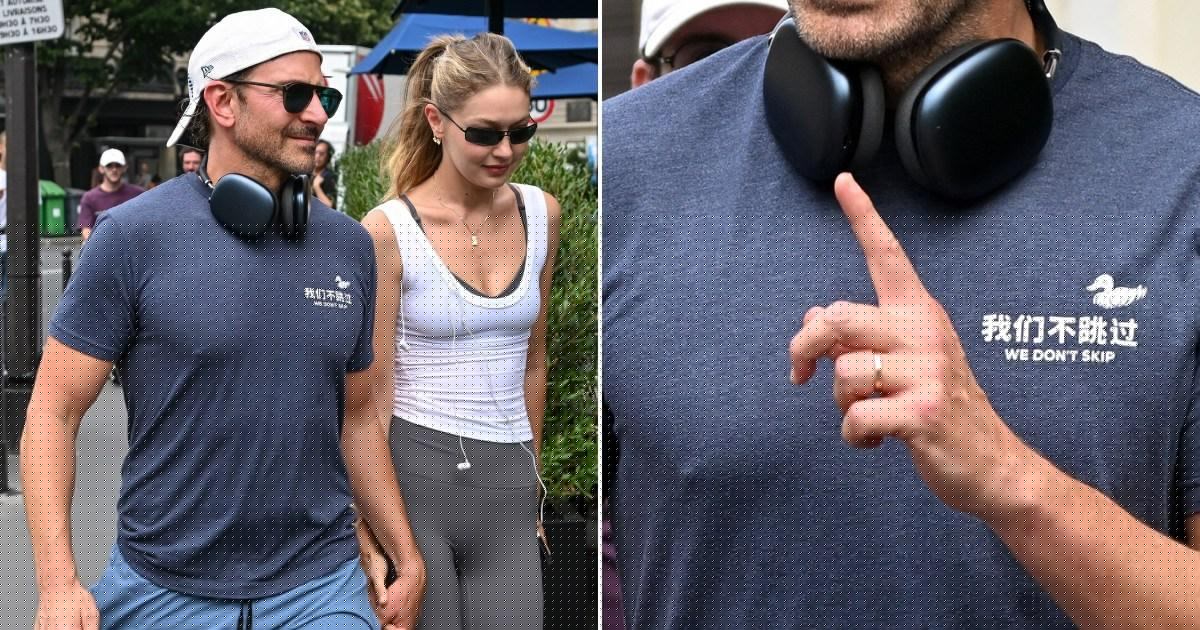 Bradley Cooper, 51, and Gigi Hadid, 31, fuel ‘secret wedding’ rumours with matching rings
