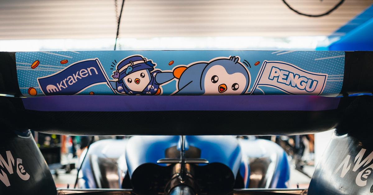 Taking Flight: Pudgy the Penguin Featured on Kraken Rear Wing Takeover