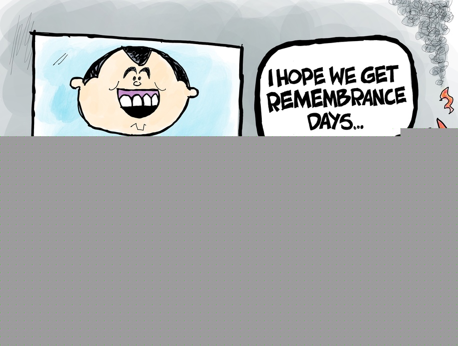 Cartoon: Hater Remembrance Day