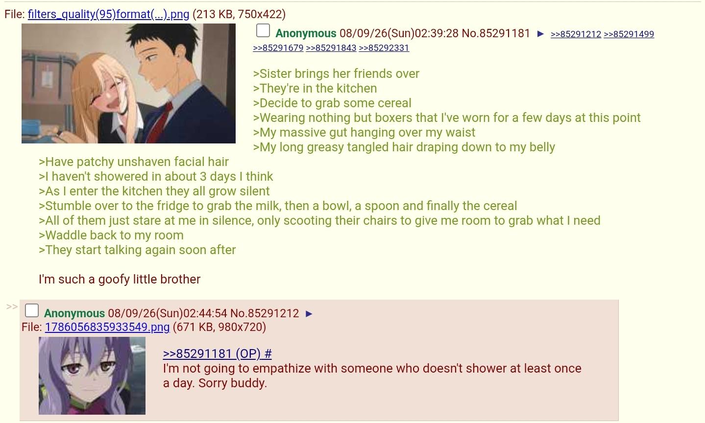 Greentext Stories - Anon is a slob | /r/Greentext