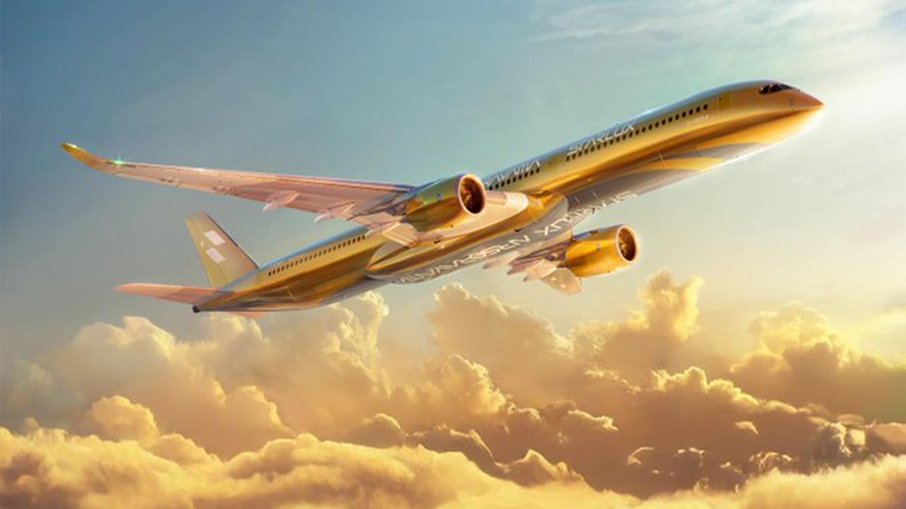STARLUX proměňuje dva Airbusy A350 v umělecká díla s „tekutě kovovým“ lakem