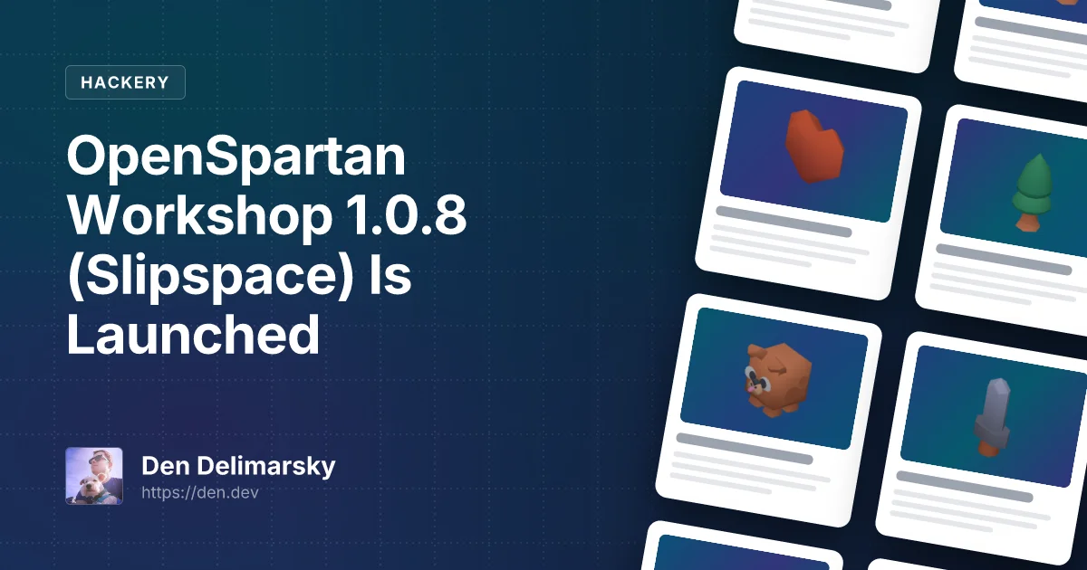 OpenSpartan Workshop 1.0.8 (Slipspace) Is Launched
