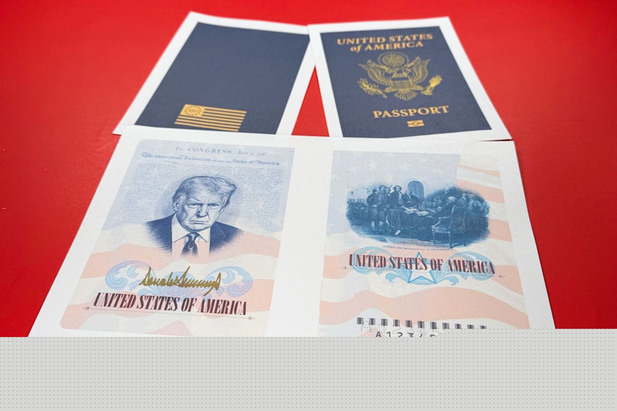 Trump-branded commemorative passports will become available across the US