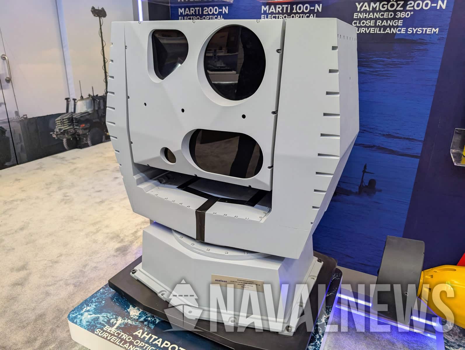 Aselsan Displays AHTAPOT 100 Naval Electro-Optical System at DIMDEX 2026