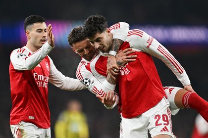 Arsenal 3-2 Kairat: Kai Havertz back among the goals to complete perfect Champions League group stage