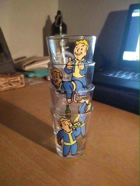 Vault Boy - How these cups stack