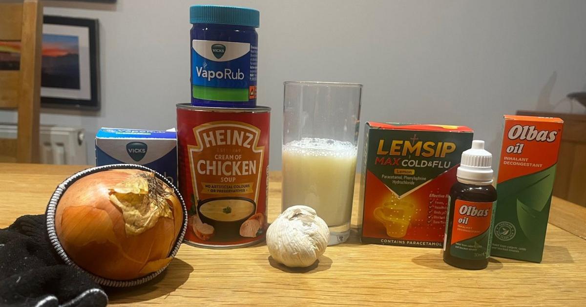 VapoRub, Olbas, garlic, onion - which old wives tale completely cured my cold?