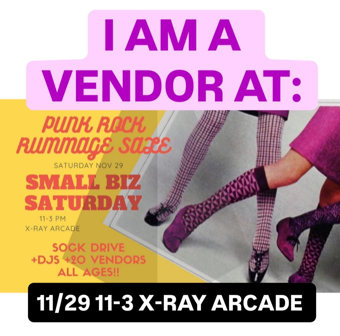 Punk Rock Rummage Sale – Small Biz Saturday