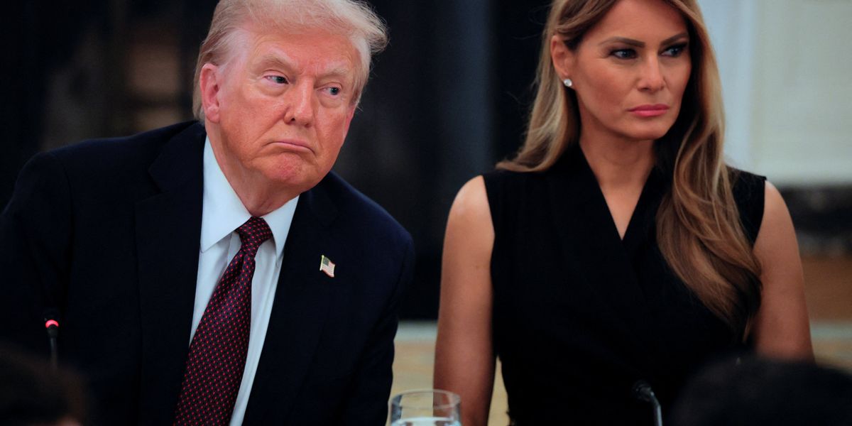 Senate hopeful slaps back at 'overlord' Trump and his 'rocky road' marriage