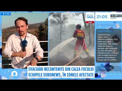 Cum arată zonele devastate de flăcări în Spania