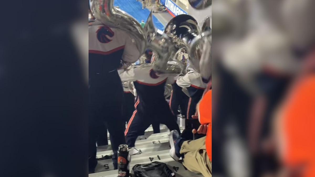 Boise State Band Member Goes Viral For Crazy Dance Moves [Video]