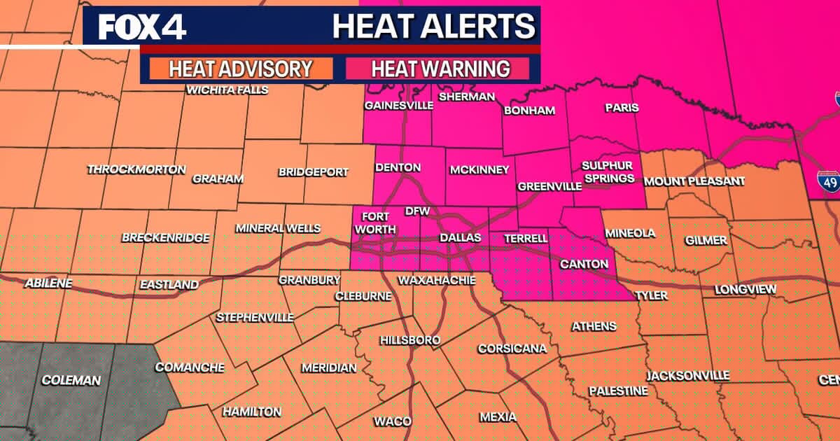 Dallas Weather: Dangerous heat hits North Texas