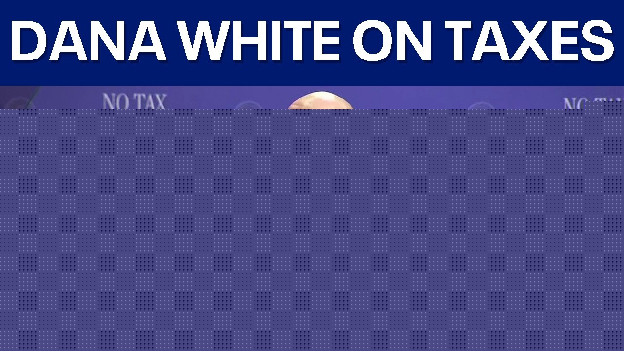 Dana White introduces Trump in Vegas