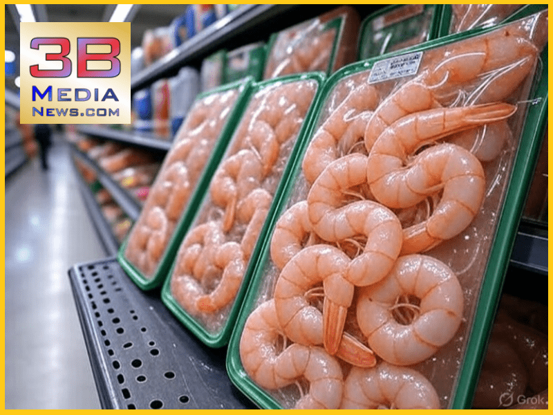 RECALL ON RADIOACTIVE SHRIMP EXPANDS EVEN FURTHER