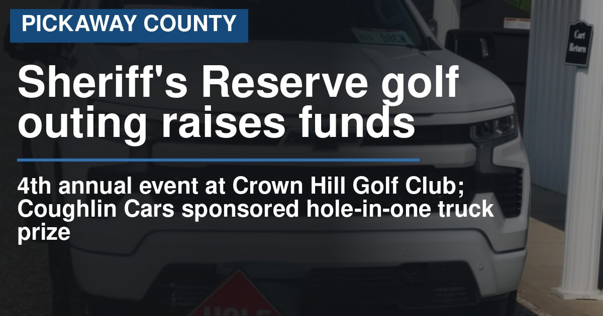 Sheriff’s Reserve golf outing raises funds in Williamsport
