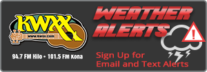 High Surf Warning Issued for Areas of Hawaiʻi Island