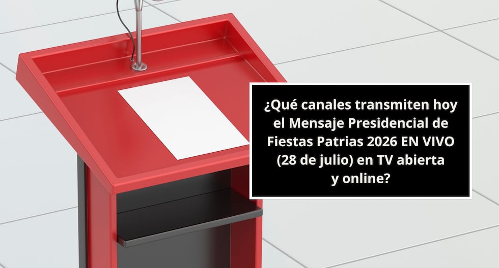 📺 ¿Qué canales transmiten hoy el Mensaje Presidencial de Fiestas Patrias 2026 EN VIVO (28 de julio) en TV abierta y online?