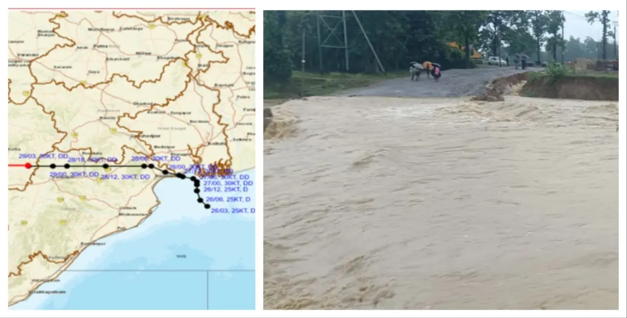 11 Places In Odisha Get Extremely Heavy Rain, 315 MM At Bijepur As Deep Depression Moves Slowly; Experts Explain Unusual Downpour