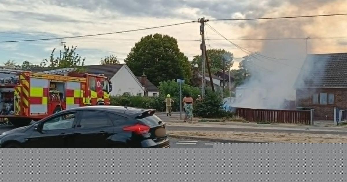 Blaze from 'burning garden waste' in south Essex prompts fire service warning