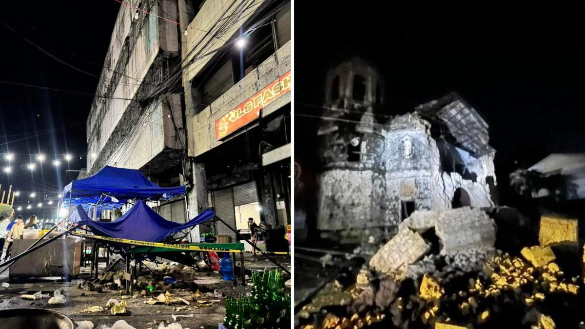 Cebu City earthquake: At least five killed following a powerful 6.9 magnitude quake in the Philippines