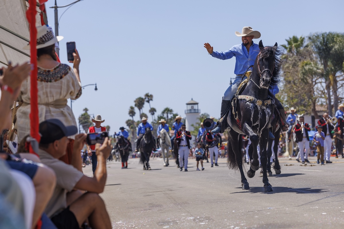 Horses from Across the Tri-Counties Fill Cabrillo Boulevard in Fiesta Historical Parade
