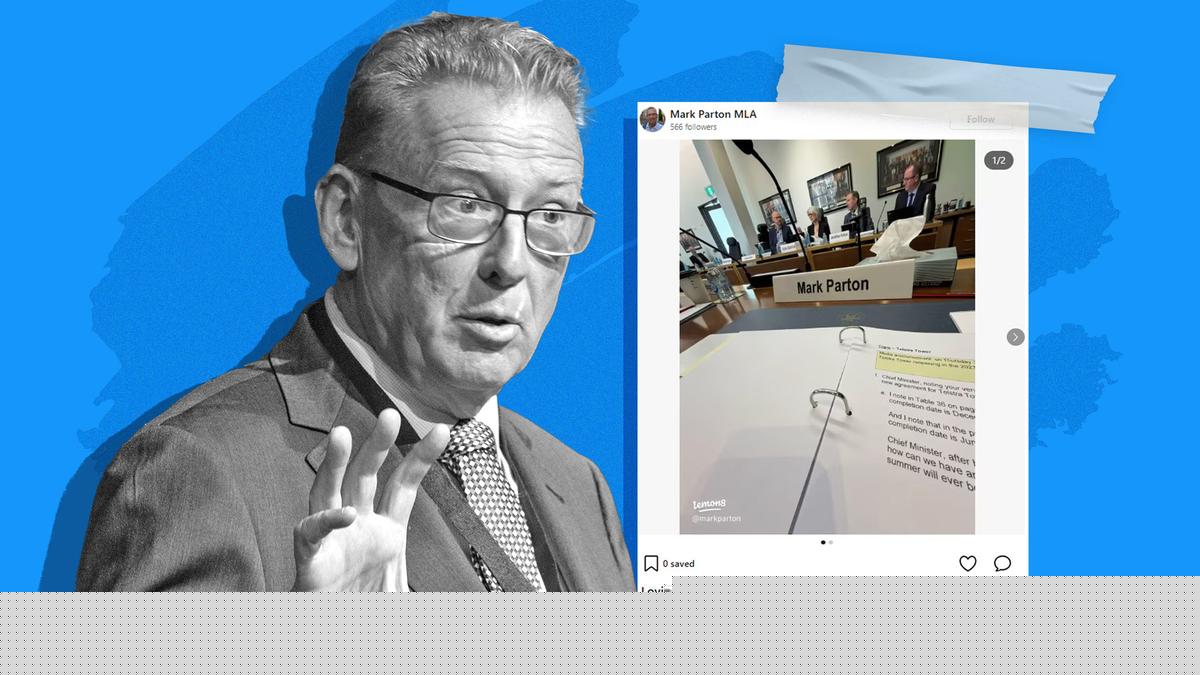 ACT Liberal leader Mark Parton denies messaging sex worker about ‘boring’ job during parliamentary hearing
