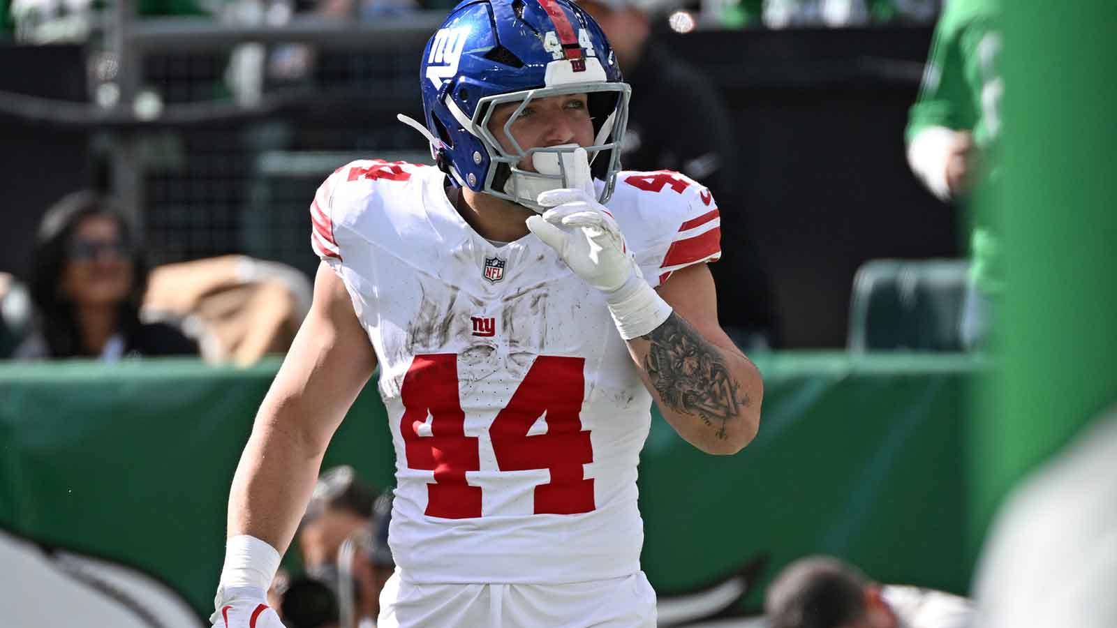 Giants HC John Harbaugh provides update after Cam Skattebo’s injury scare