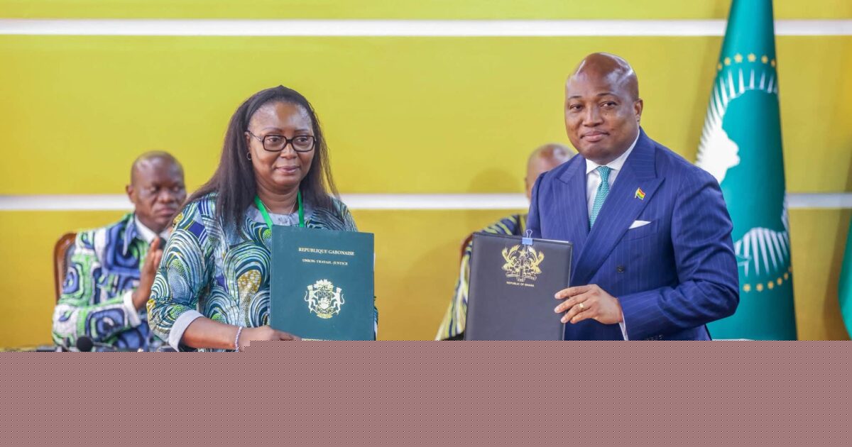 Ghana, Gabon sign two MoUs to deepen bilateral cooperation