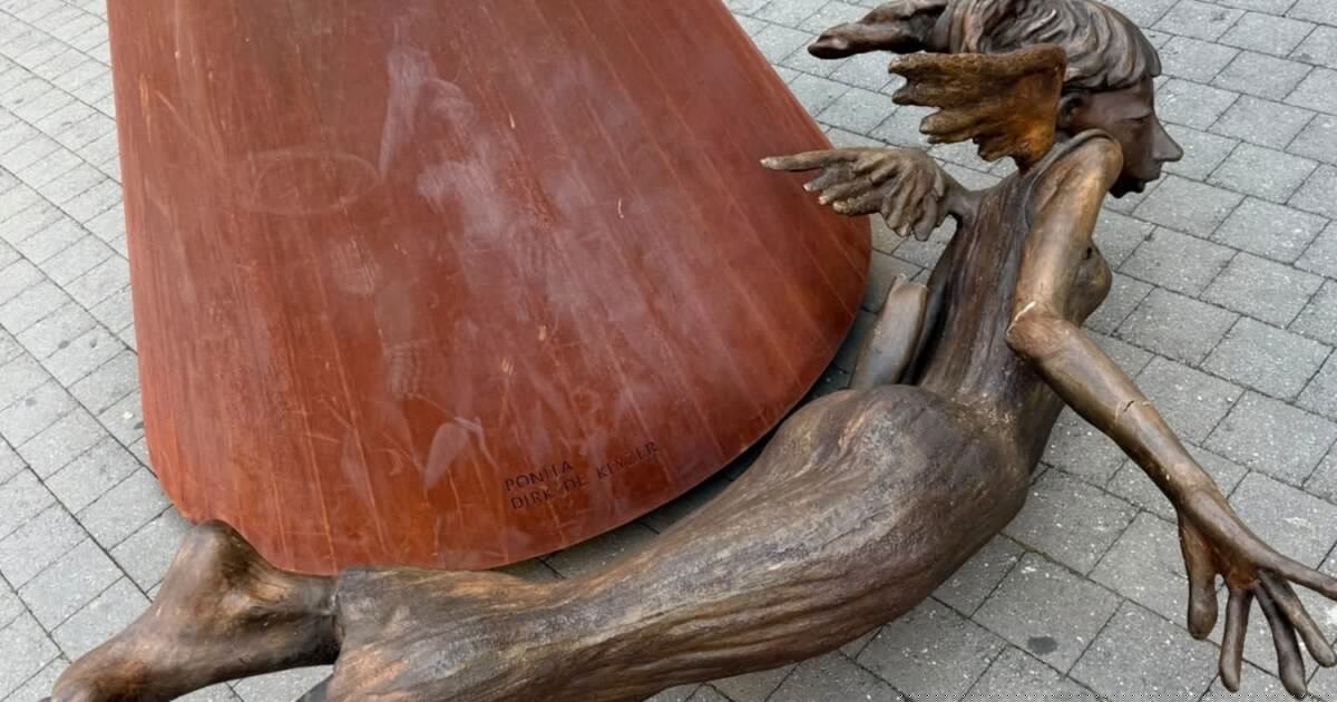Namur : une œuvre d’art malmenée place de l’Ange