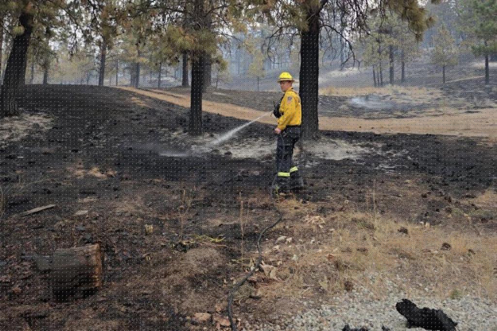 Bradley Creek wildfire remains being held after ‘unsettled’ weather conditions