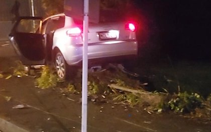 Driver abandons unconscious passenger after crash