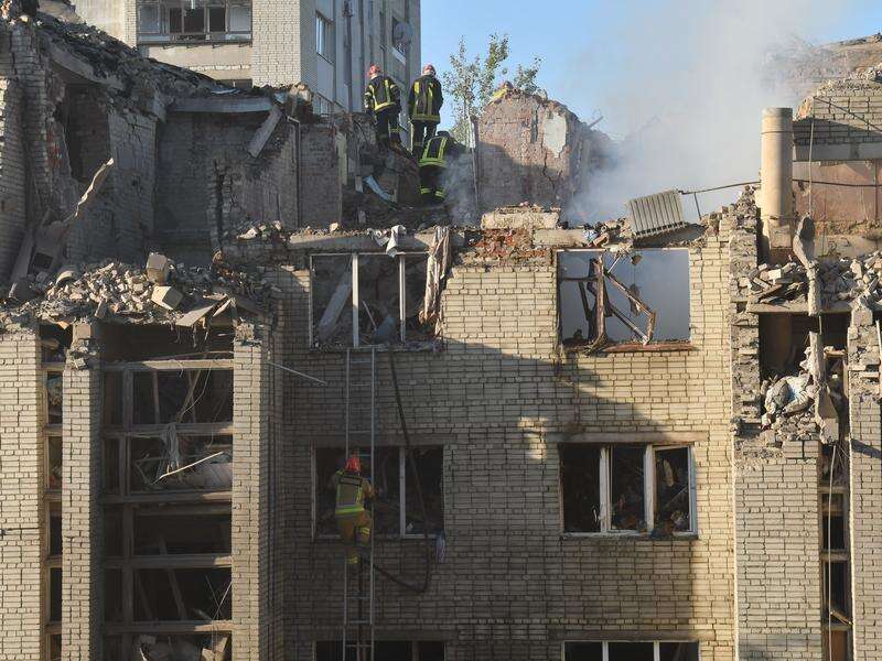 Russia strikes Ukraine from east to west, killing eight