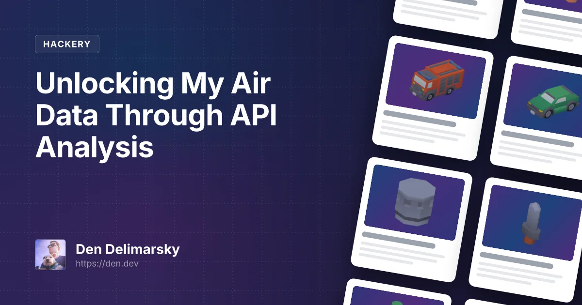 Unlocking My Air Data Through API Analysis