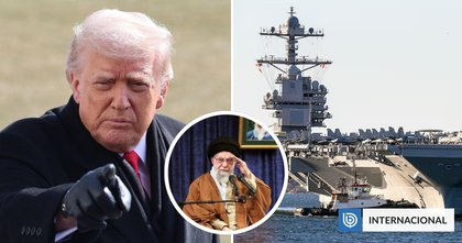 Trump vuelve a amenazar a Irán y asegura que su armada puede atacar "igual que en Venezuela"