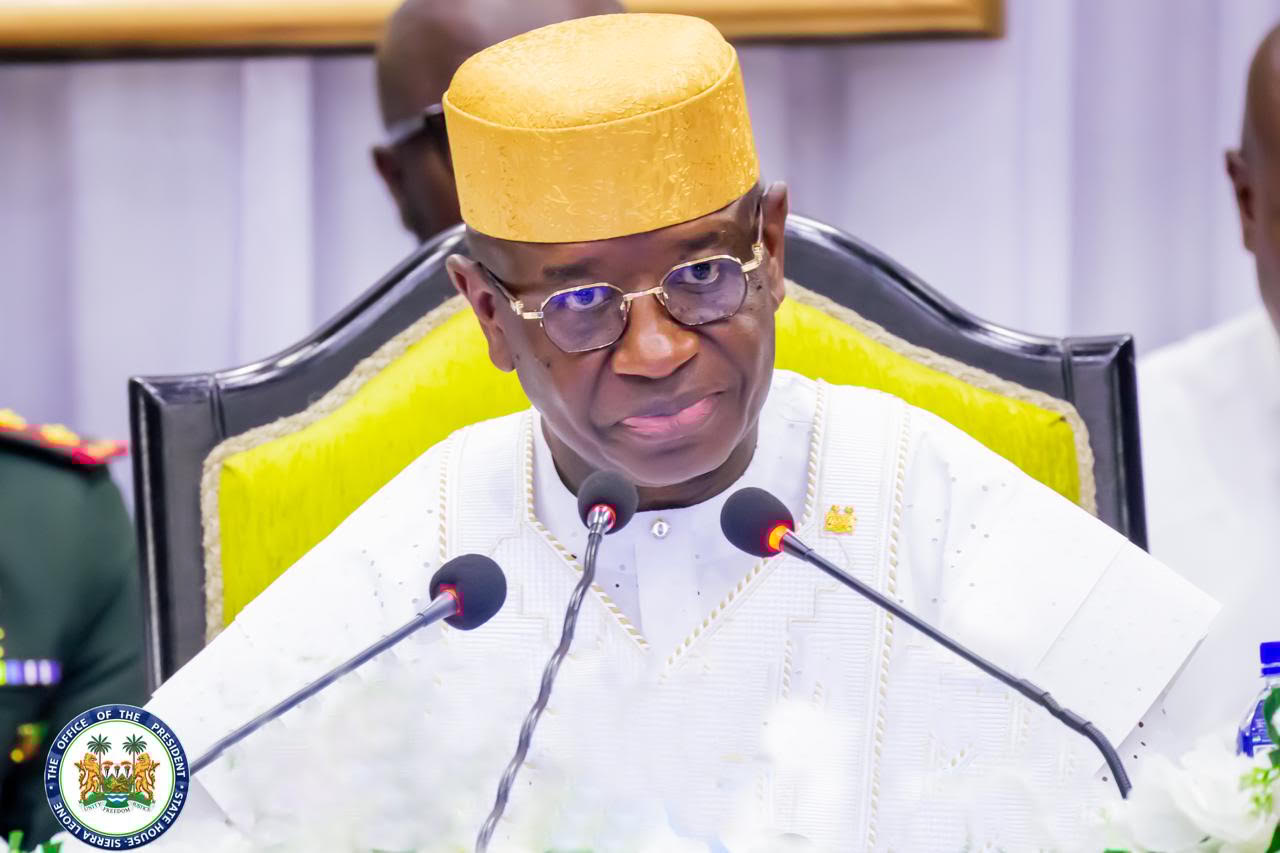 PRESIDENTIAL ADDRESS DELIVERED BY H.E DR. JULIUS MAADA BIO G.C.R.S.L ON THE OCCASION OF THE STATE OPENING OF THE FOURTH SESSION OF THE SIXTH PARLIAMENT OF THE SECOND REPUBLIC OF SIERRA LEONE