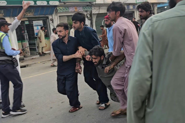 Suicide attack kills 13 during protest in northern Pakistan: police