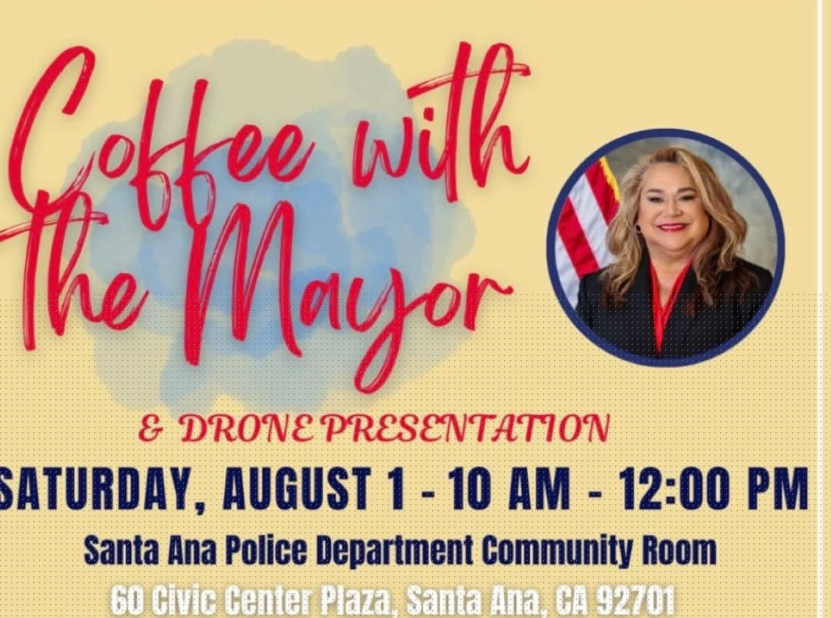 Mayor Valerie Amezcua will host a live police drone demo on August 1
