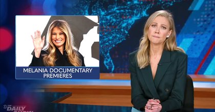 ‘Daily Show’ Mocks Cringiest Part of Melania’s Movie Tour