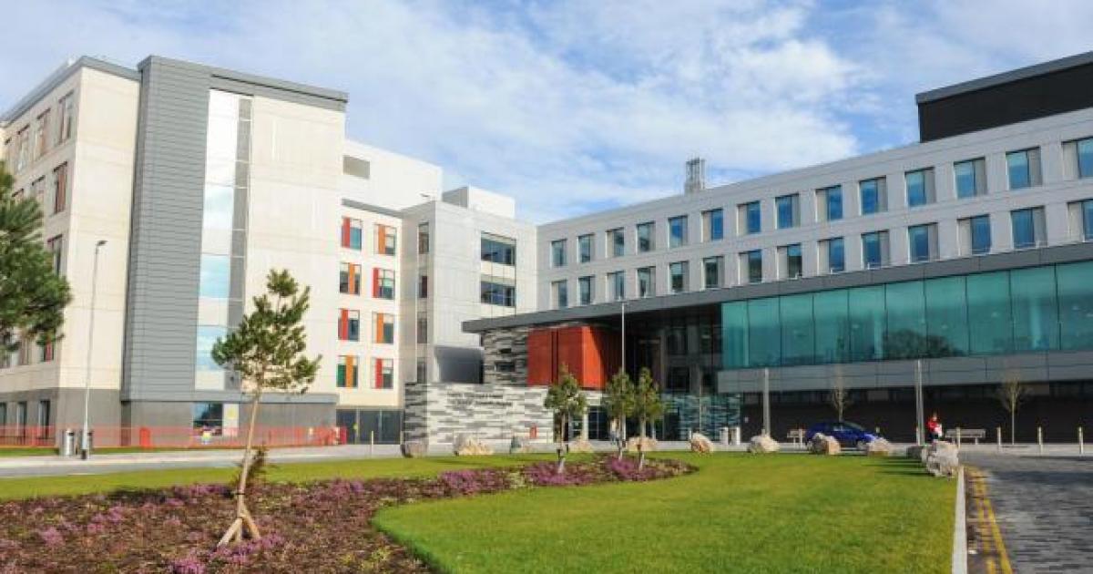 Motorcyclist hospitalised after crash near major hospital