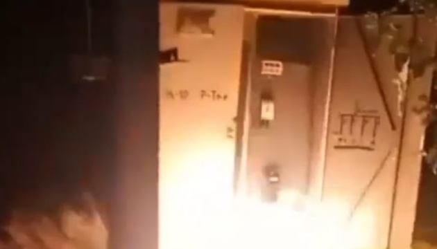 In Udmurtia, Russia, partisans partially cut off power to metallurgical plant