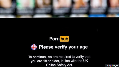 Pornhub to restrict access for UK users from next week